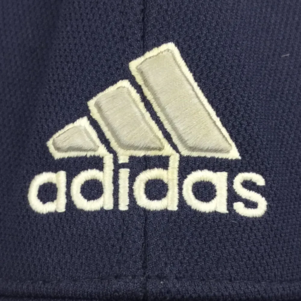 Adidas A-Flex Fitted Baseball Cap Men's L/XL Navy Blue Performance Hat